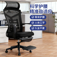 人体工学椅办公室午睡可躺午休办公椅电脑椅家用久坐舒适靠背座椅