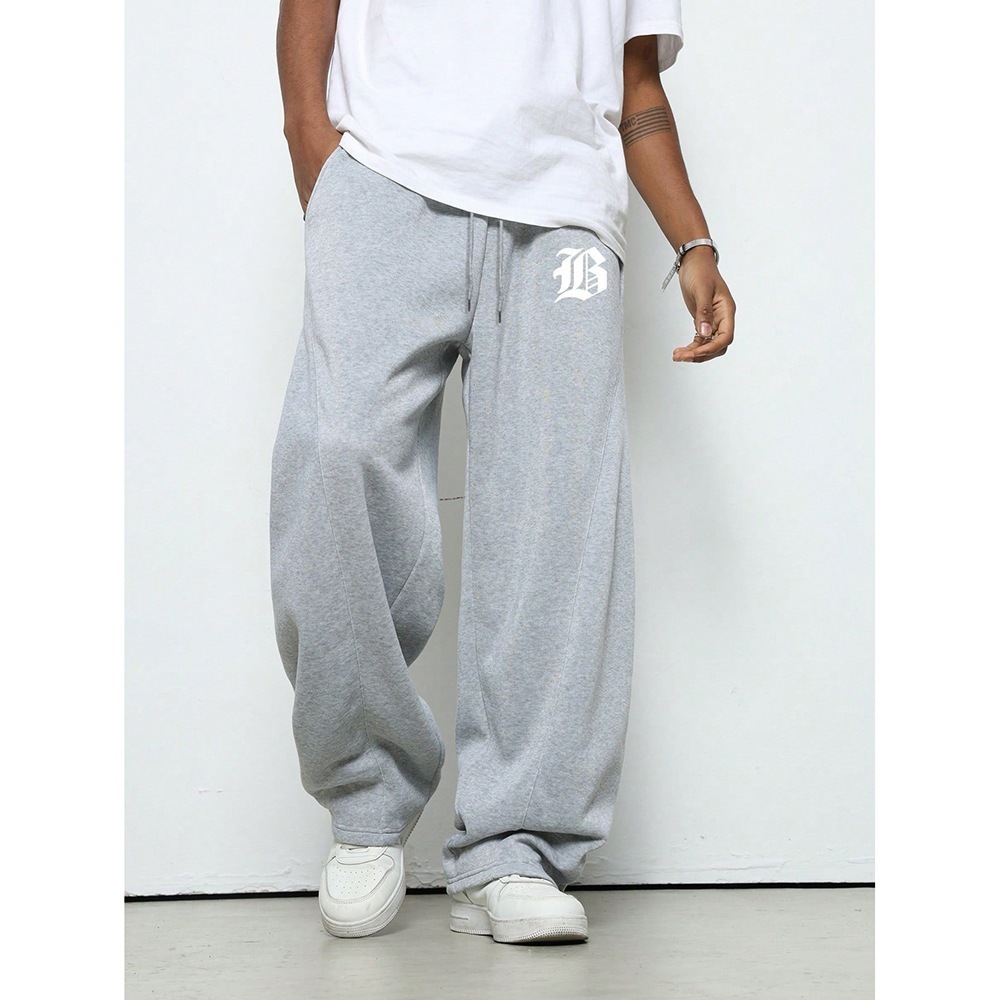 Damen High Waist Freizeithose Weite Passform Mit Kordelzug Leicht_voghion.com