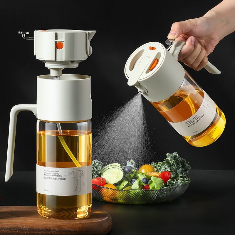 Cross-border spray can atomized spray bottle air fryer oil spray can kitchen household reverse spray dual-purpose glass spray Cross-border spray can atomized spray bottle air fryer oil spray can kitchen household reverse spray dual-purpose glass spray