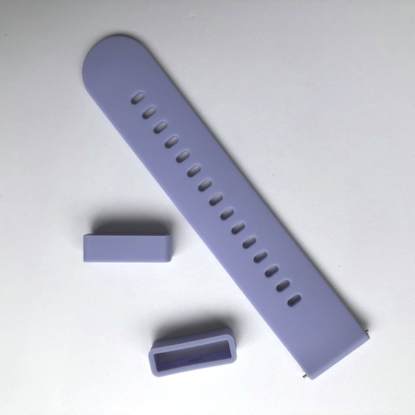 silicone multicoloured rubber watch strap