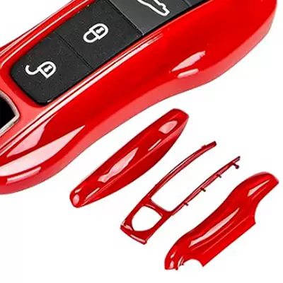 the New 17-23 Porsche: Car key bag - red