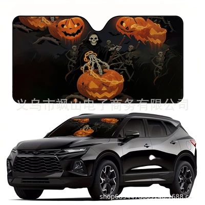 Sun shade: Protection and Heat Insulation, Universal - 130cm-70cm-halloween-3