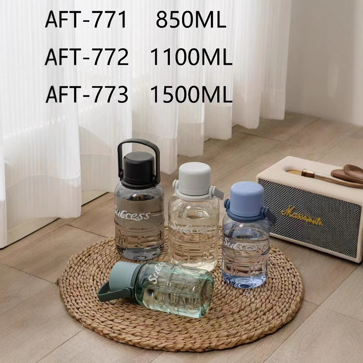 Taza de agua Futong para hombres de 2000ml hervidor deportivo portátil al aire libre taza de plástico a prueba de caídas nueva taza espacial