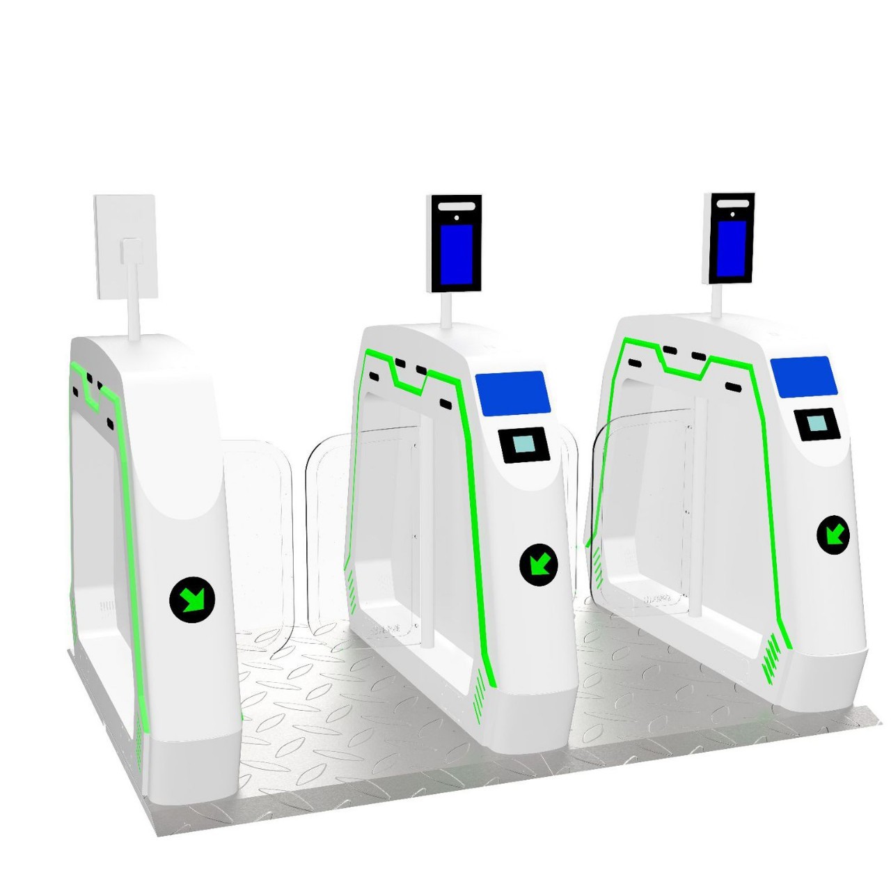 游乐场出入口管理  票务闸口   摆闸门禁机  游戏场闸机