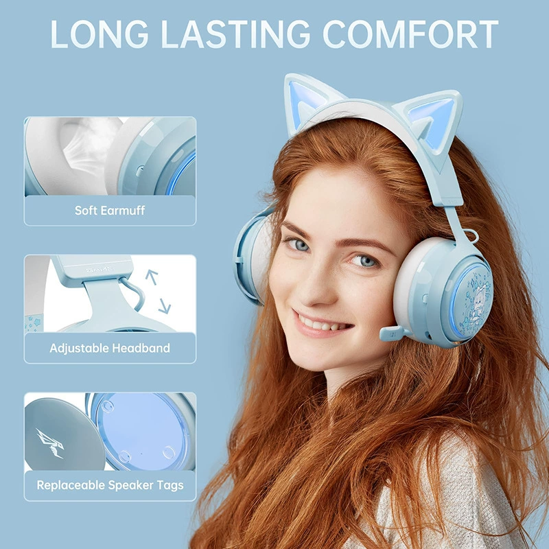 SOMIC GS510 3-режимные беспроводные игровые наушники с Bluetooth 2.4G и четким голосовым чатом