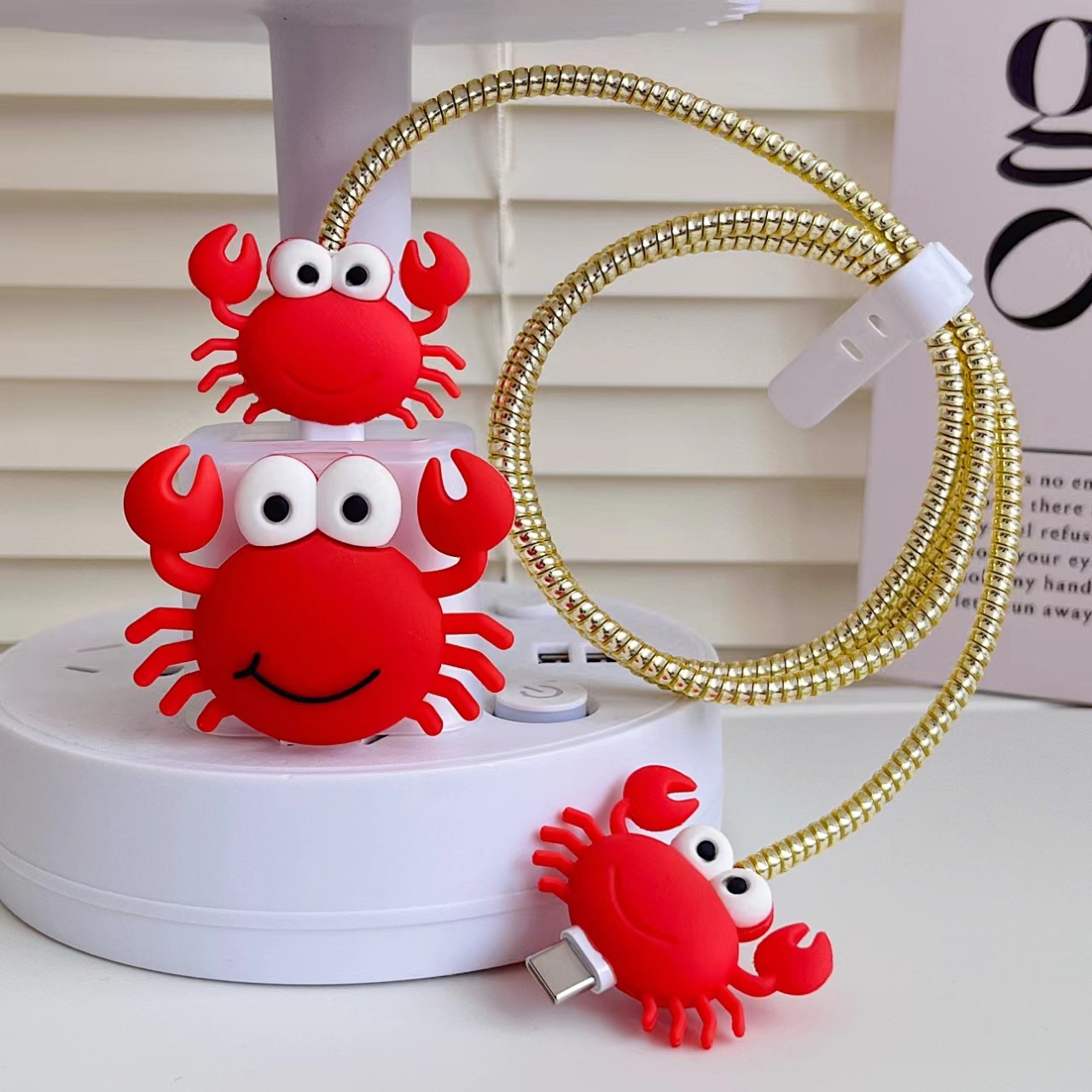 80g Weight Usb cable protection sleeve Classification PVC, Tpu Material Animal, Cartoon Pattern Cute Style Sunflower Iphone 20w Charger Data Cable Anti-break Protective Cover 12