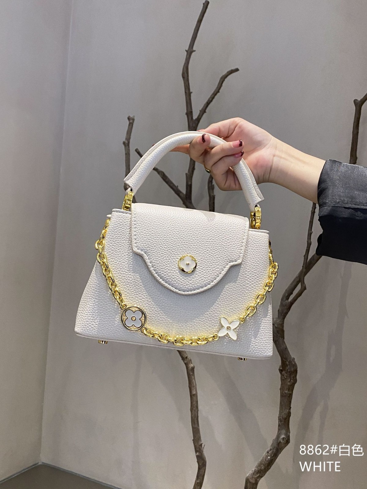 Bolsos de mujer Bolsos de mujer con estampado de mujer 2025 nuevo Himalaya V bolso de mensajero de un solo hombro de lujo ligero