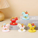 国潮马手机支架生肖马摆件桌面马年礼物吉祥物马上有钱年会伴手礼