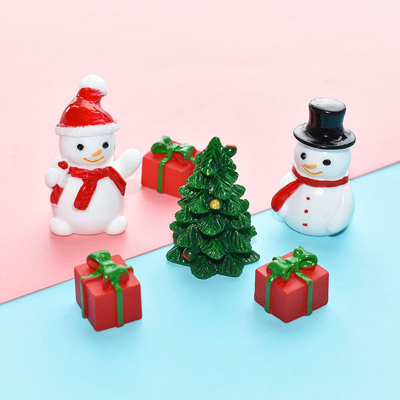 Diy樹脂かわいい立体雪だるまクリスマスミニチュア装飾品おまままごと玩具クリームゴム携帯ケース部品-y4|undefined