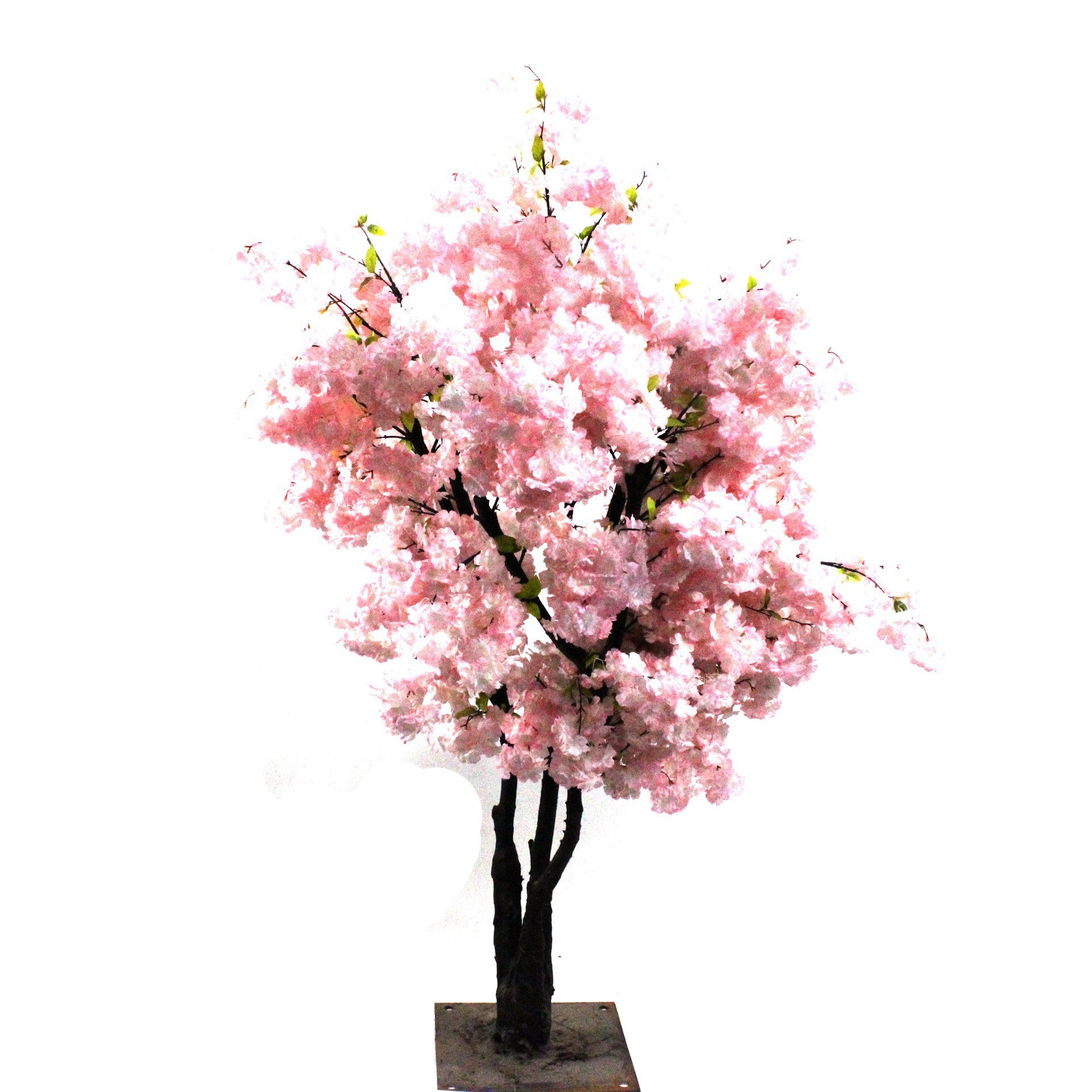 Simulación a gran escala artificial de cerezos en flor Centro comercial Escenografía de hotel Cerezos en flor Escenografía cuadrada grande Simulación de cerezos en flor