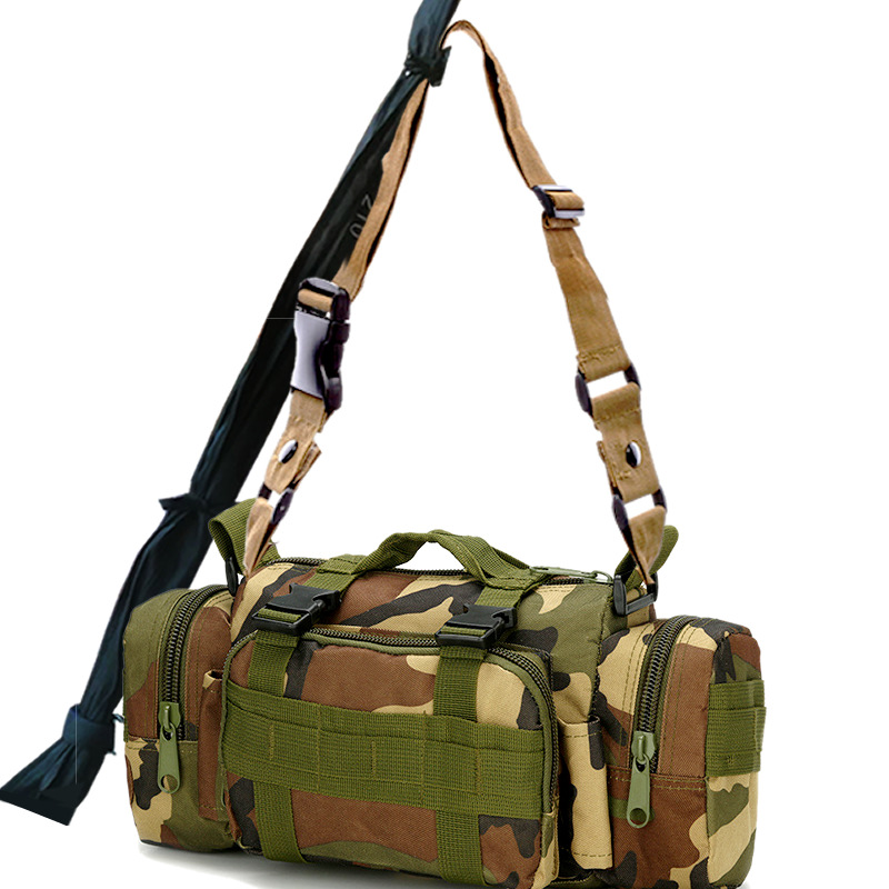 Bolsa de pesca multifuncional impermeable al aire libre, bolsa de caña de pesca, bolsa de caña de pesca, bolsa de caña de inserción, bolsa de cintura image 13