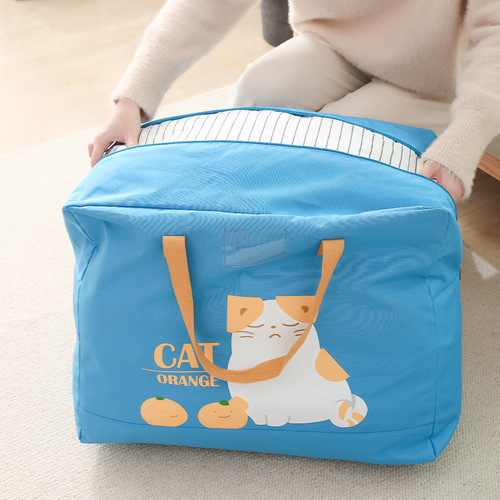 Kindergarten quilt storage bag household clothing luggage moving packing cotton bedding organizing bag portable wholesale