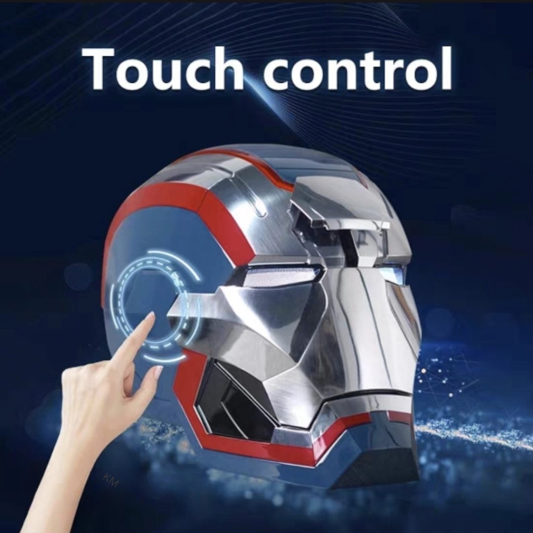 Casco Luminoso de Iron Man MK7 de Plástico con Control por Voz para Cosplay