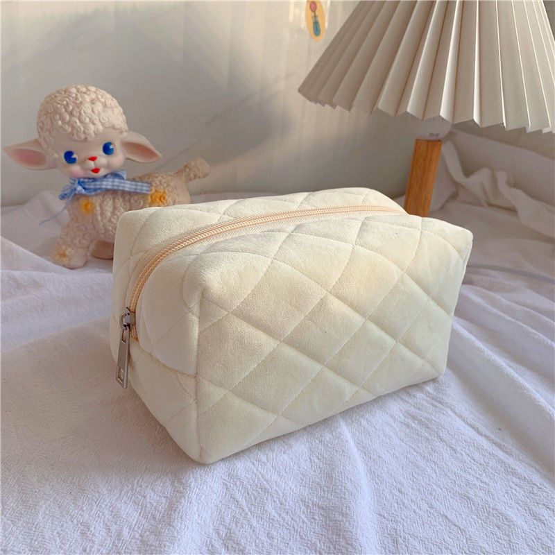 Bolsa de cosméticos bolsa de almacenamiento bolsa de viaje portátil de gran capacidad bolsa de almacenamiento de cosméticos lindo de alta apariencia nueva bolsa de almohada