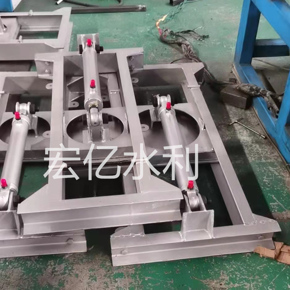 污水泵站不锈钢液压井闸门一体化智能截流井雨污分流截污井闸门