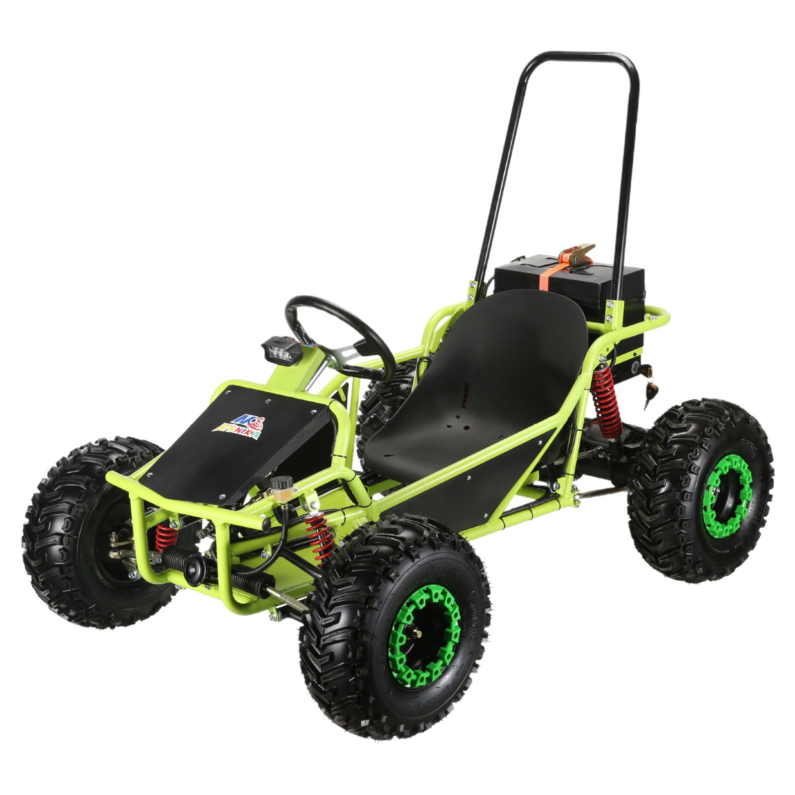 Kart Eléctrico Todoterreno ATV de Hierro y Plástico con Transmisión por Eje image 5