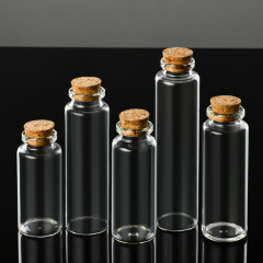 30mm卡口木塞管制瓶許願瓶漂流瓶試管瓶玻璃瓶小藥瓶子花茶包裝瓶