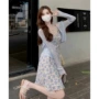 海边法式新款碎花茶歇
