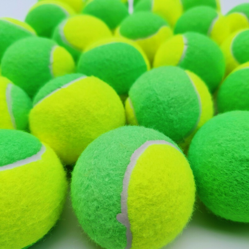 Two-color tennis excellent genuine goods color training ball student arena adult beginner pet dog factory wholesale