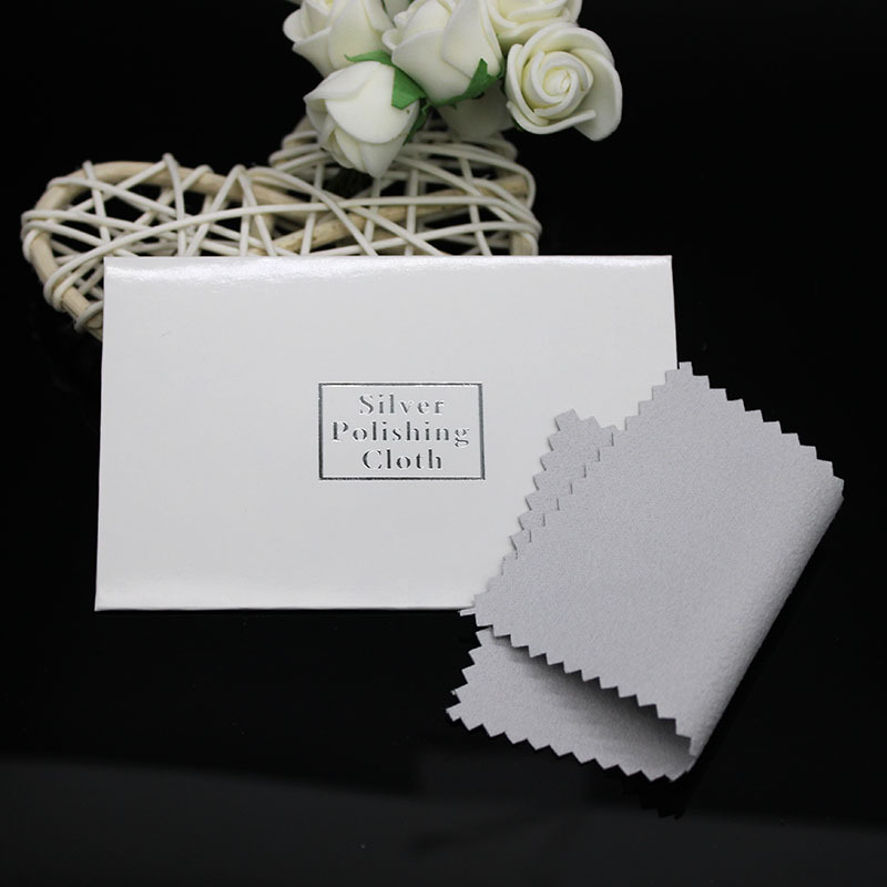 white double-sided polishing cloth