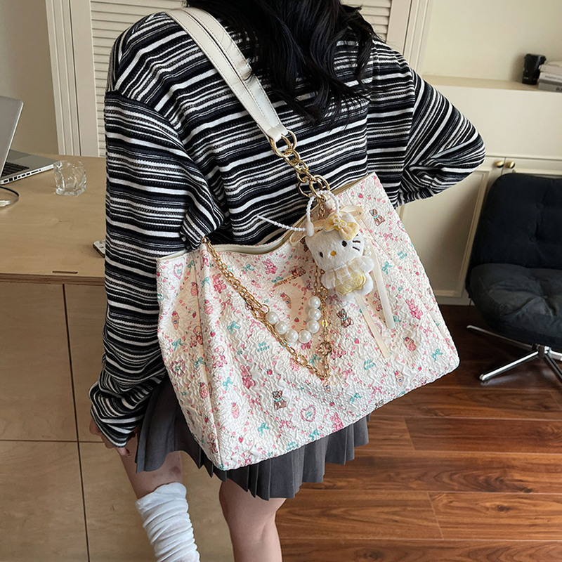 エイミーラビットレディースバッグ 2025 新しいカジュアルファッションかわいいペンダントバッグ女性の甘いスタイルショルダートートバッグ|undefined