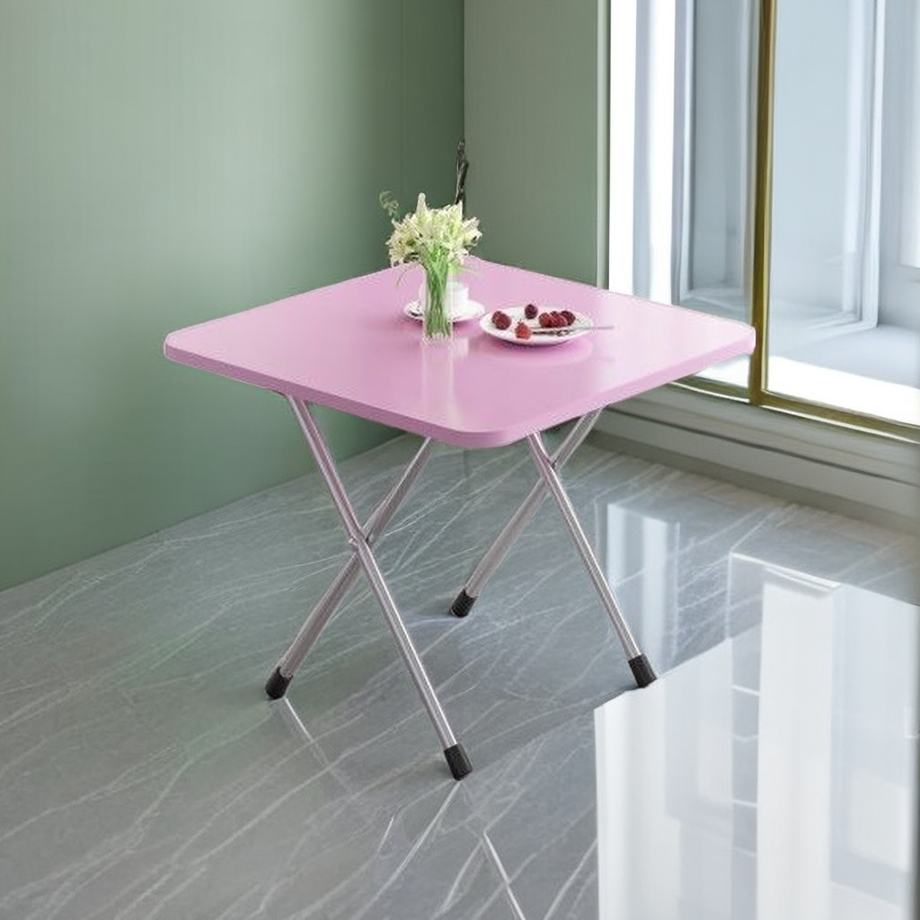 Mesa plegable alquiler de alquiler de mesa de comedor al aire libre portátil mesa de estand simple mesa de comedor casera mesa cuadrada