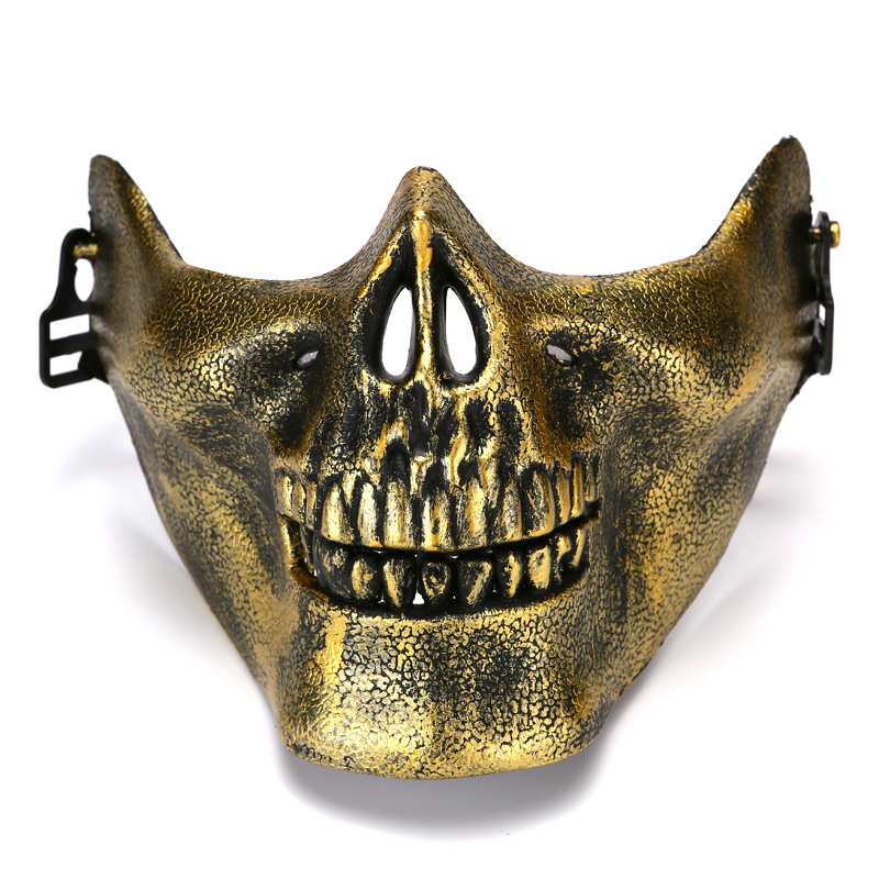 Soldados esqueleto en stock 3 generaciones de equipos militares estadounidenses media cara máscara de terror