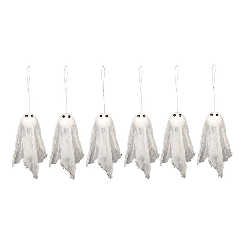 ハロウィン装飾ゴーストガーゼアレンジメント小道具ゴーストフェスティバルホラーシーンアレンジメントペンダントクロスボーダーペンダント卸売|undefined