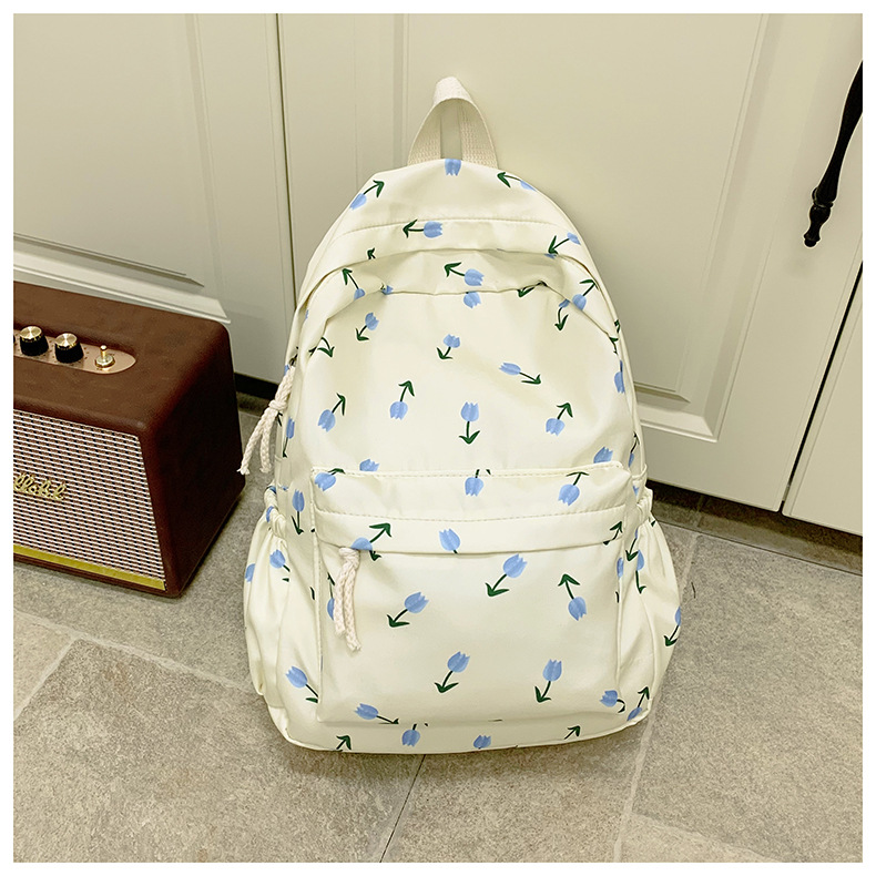 Popular Orchid Tulip Backpack Student Backpack Large Capacity Direct Sale from Manufacturer Russian Spine-Protecting School Bag