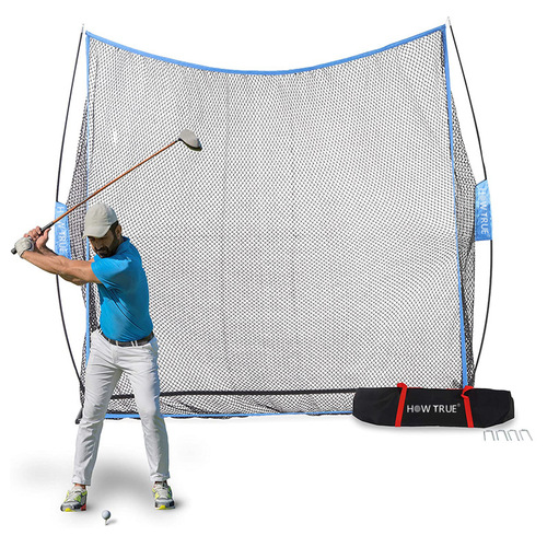 7x7 golf net, indoor and outdoor swing practice hitting net cage, portable foldable golf practice net