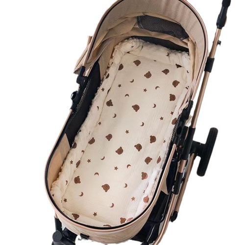 Baby stroller pad newborn wholesale soft and comfortable baby-walking thick pinto cotton pad in stock with drop shipping