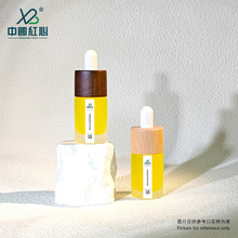 现货磨砂10ml圆柱平肩厚底瓶精油分装瓶化妆品精华滴管瓶子批发