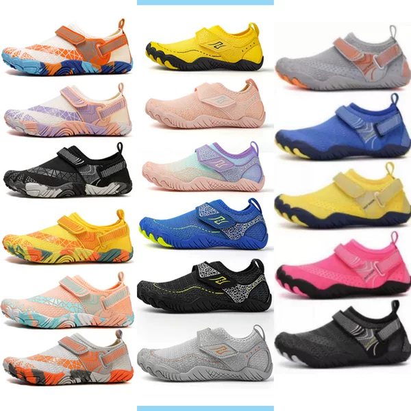 Outdoor Family River Tracing Shoes for Men, Quick-Drying Hiking and Hiking Shoes, Summer Wading Shoes for Women, Non-Slip Barefoot Five-Finger Shoes, Breathable