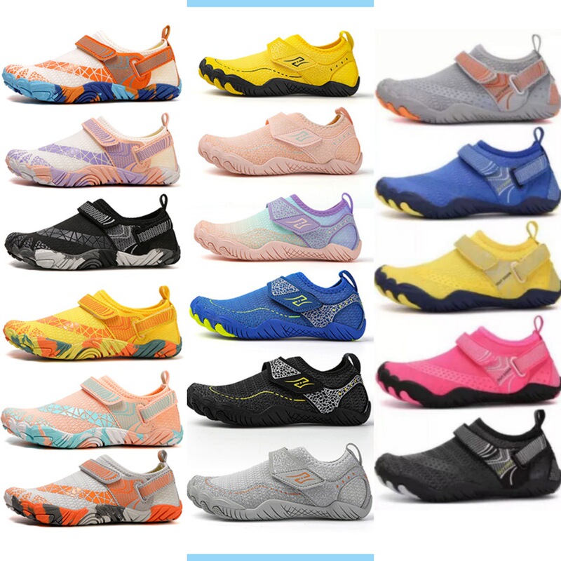 Outdoor Family River Tracing Shoes for Men, Quick-Drying Hiking and Hiking Shoes, Summer Wading Shoes for Women, Non-Slip Barefoot Five-Finger Shoes, Breathable