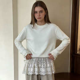 森系日韩穿搭精美刺绣玫瑰花短款屁帘松紧腰四季百搭叠穿蕾丝半裙