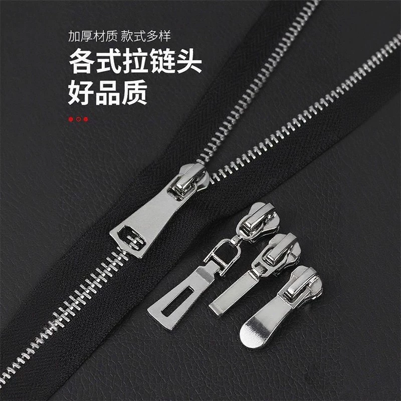 Metal changeable down jacket with zipper, accessories, increased thickness