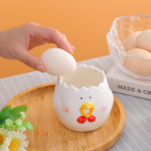 Cross-border ceramic egg white and yolk separator wheat straw egg strainer baking egg separator protein liquid filter