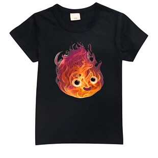 ��ͯ�ļ�ͯ�bС����������T��������Calcifer kids shirt 026