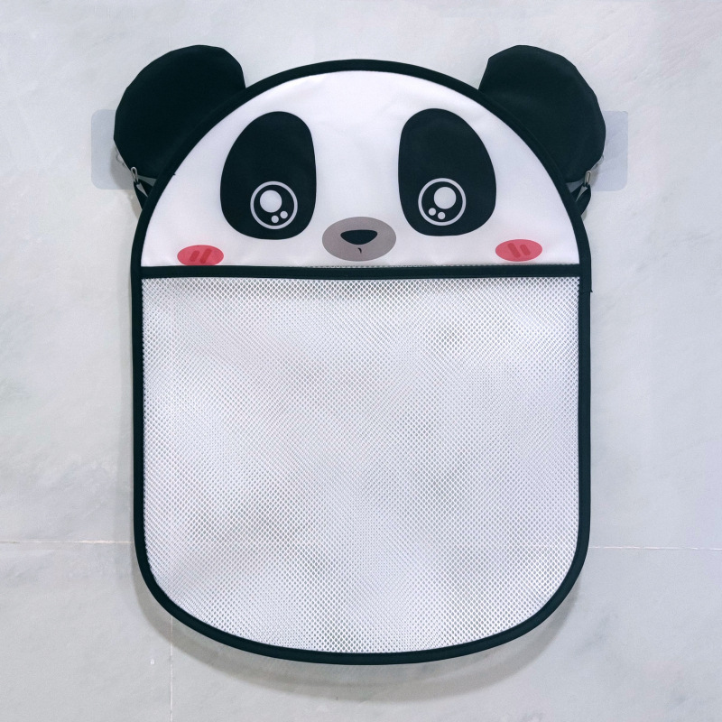 large-bathroom-storage-net-bag-child-bath-water-play-toy-storage-baby-mesh-bag-suction-cup-hanging-bathroom-organizer