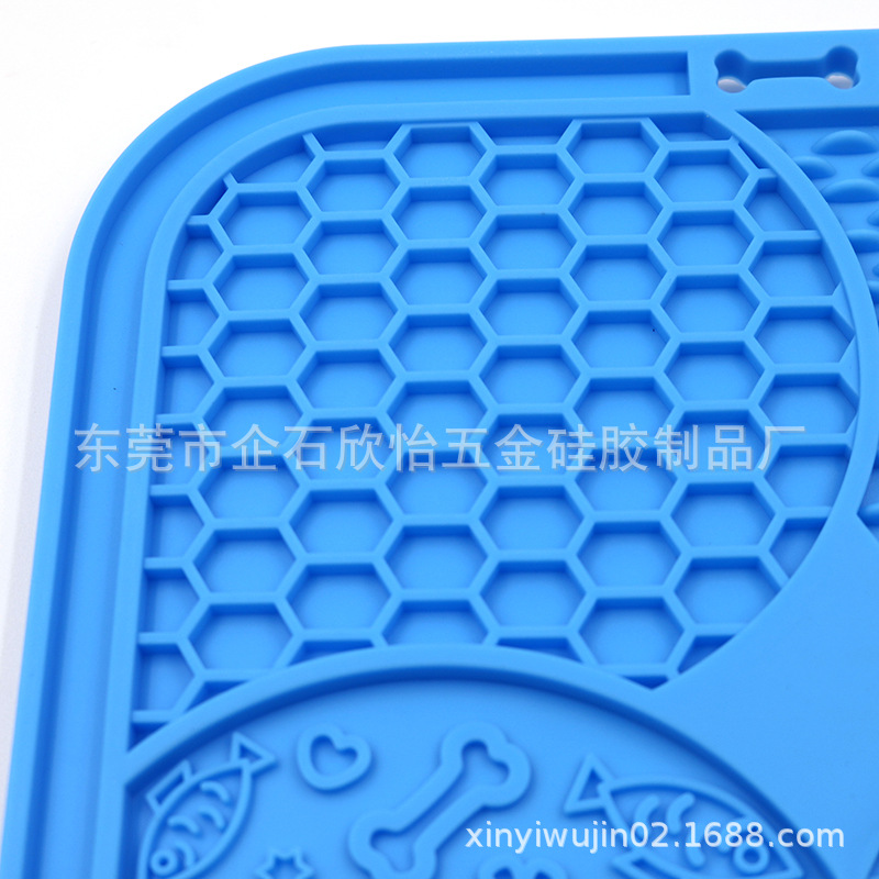 Plato de Silicona con Ventosa para Mascotas, Comedero Lento, Plato para Perros, Plato para Comida, Juguete para Gatos, Bandeja para Comida, Plato para Perros con Diseño Anti-Asfixia