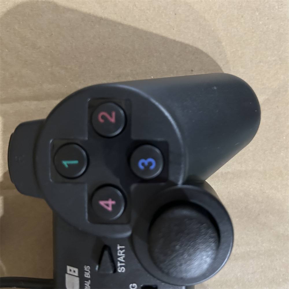 Control de juegos USB cableado para PC Controlador de juego D-input para Arcade King