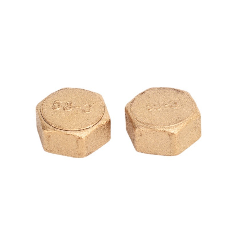 Brass Plug 1 points 2 points 3 points 4 points 6 points 1 inch inner wire plug plug internal thread water plugging pipe cap plumbing fittings