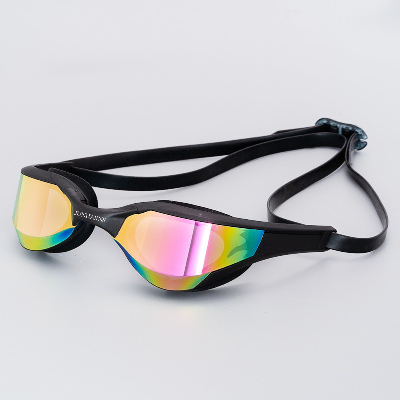Gafas de Natación Profesionales de Gran Angular para Carreras, PC y Silicona, Antivaho image 13