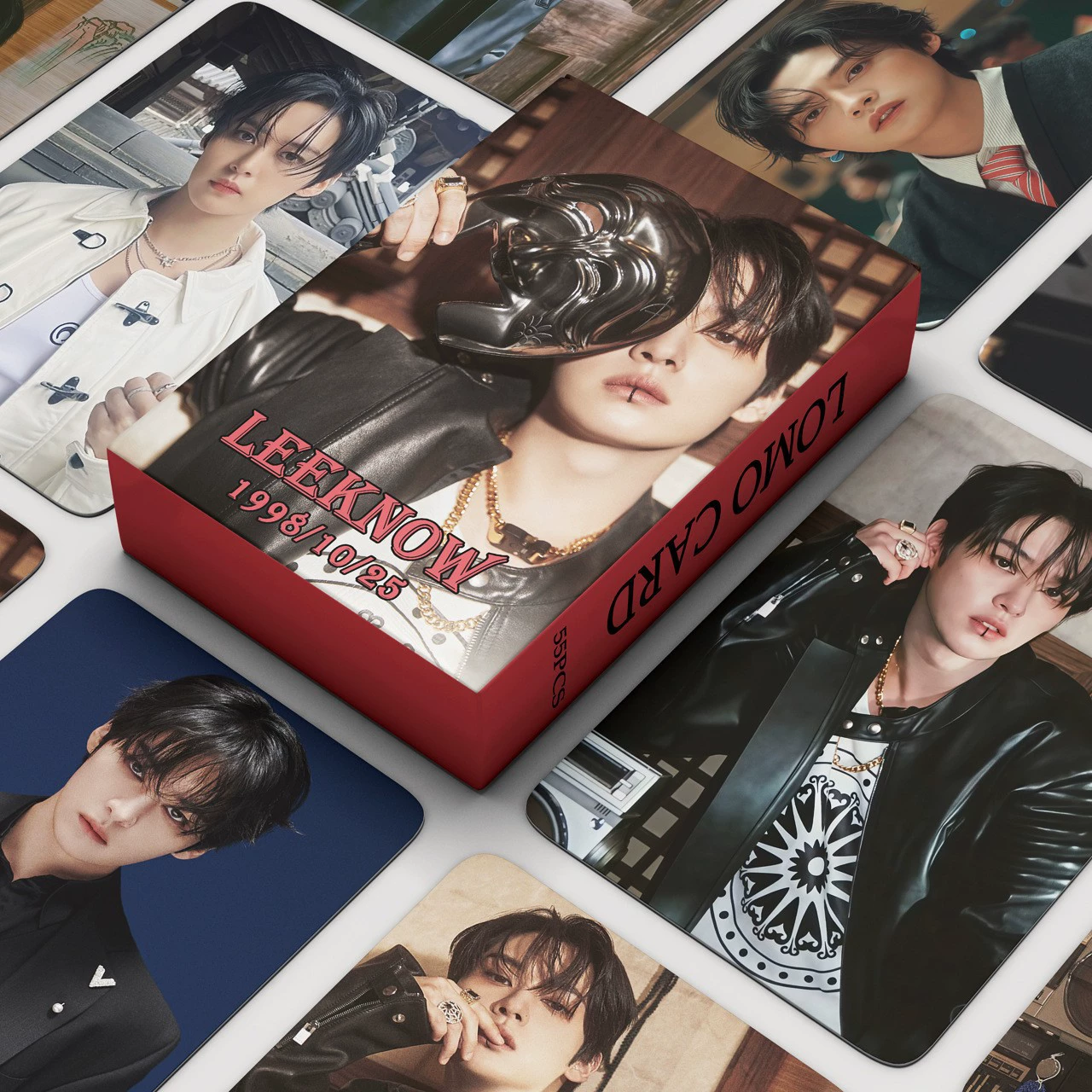 Большое количество 55 шт. набор цепочек Stray Kids маленькие карточки в наличии, Фан Чан и Ли Мин, фанатские KPOP LOMO карточки