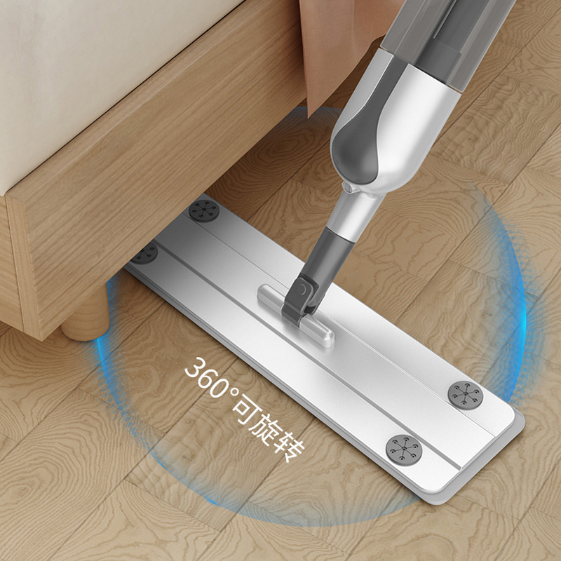 Wholesale hand-free washing lazy household disposable electrostatic dust removal wet and dry dual-use absorbent flat water spray mop