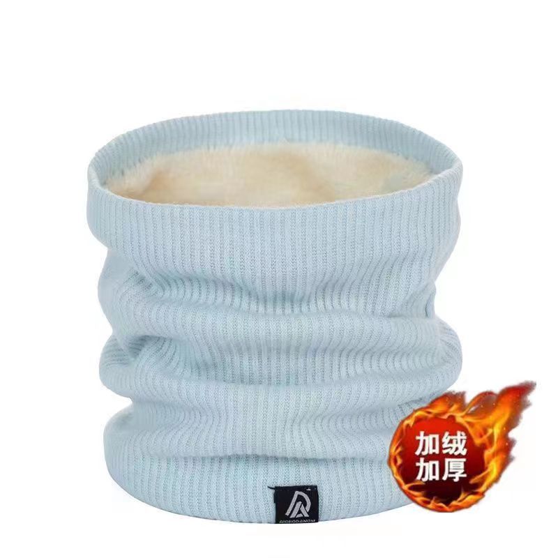 스트라이프 기모 레이크 블루