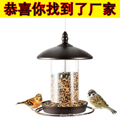 抗リス鳥の餌箱金属ぶら下げ立ち屋外庭の鳥の餌水供給野生のハチドリの餌箱