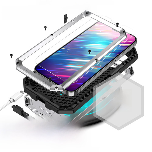 Applicable to cross-border three-proof case iPhone 14 Pro Max phone case Apple 15 anti-fall full cover stand 13 phone cover