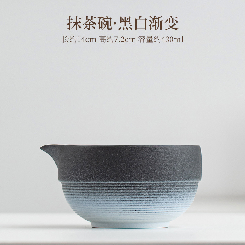 Matcha, tea cup, gradient