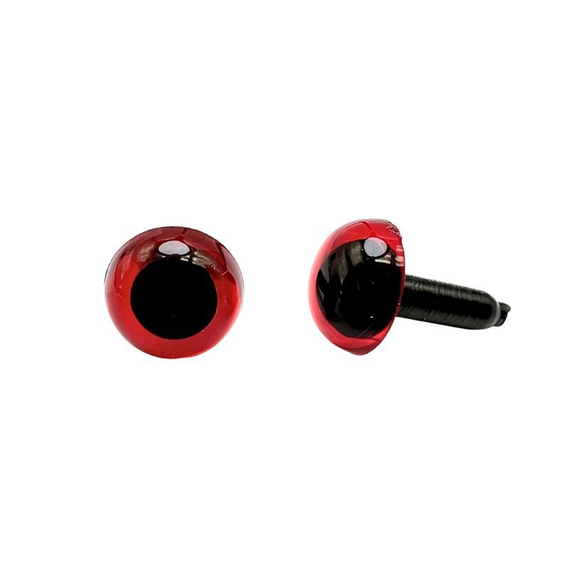 Ojo de cristal transparente Ojo de pie recto poke fieltro de lana Twist stick DIY accesorios de muñeca hechos a mano